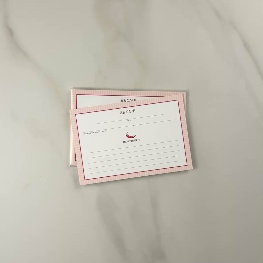 Load video: Chili Pepper Recipe Cards