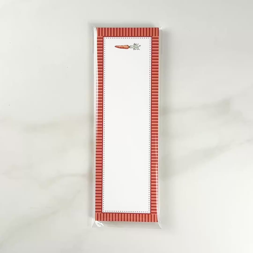 Load video: Carrot Skinny Notepad