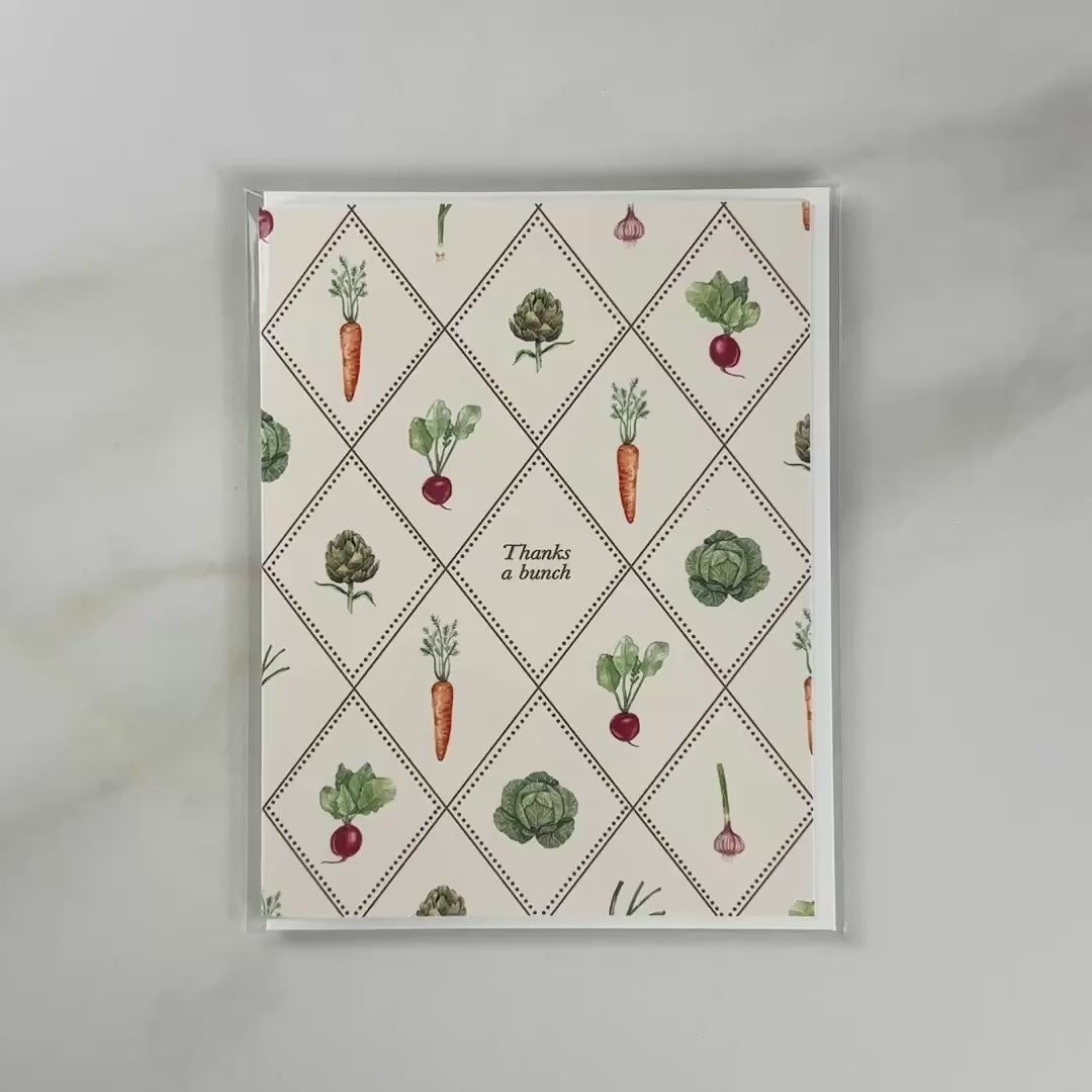 Load video: "Thanks a bunch" Greeting Card