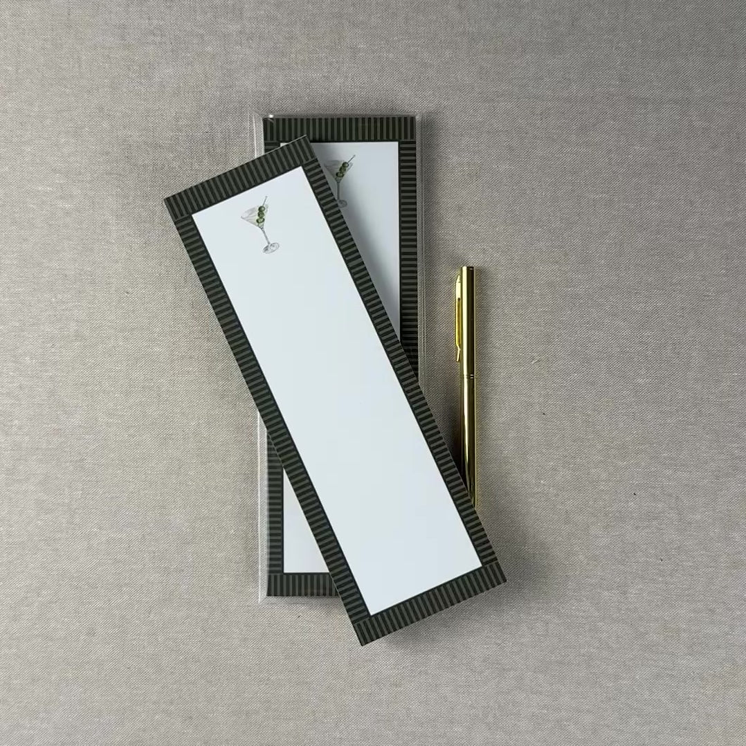 Load video: Martini Skinny Notepad